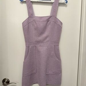 Revolve Amanda Uprichard Lilac Mini Dress Sz XS